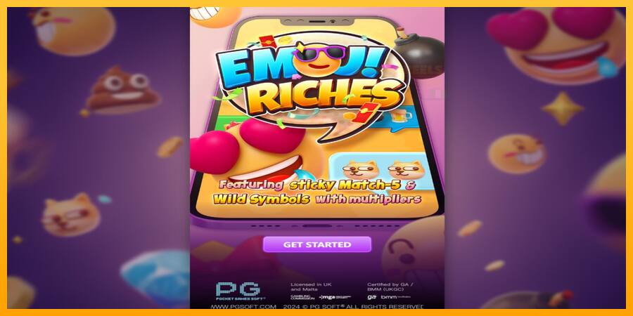 Emoji Riches παιχνιδομηχανή για τα χρήματα, εικόνα 1