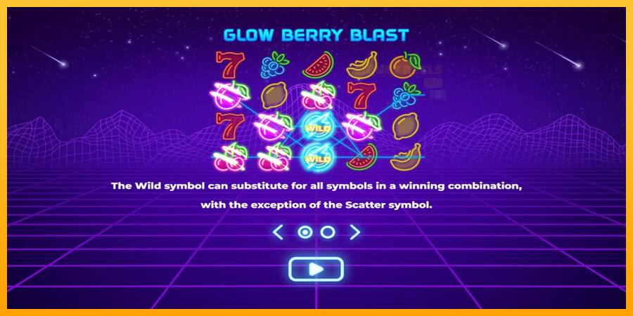 Glow Berry Blast παιχνιδομηχανή για τα χρήματα, εικόνα 1