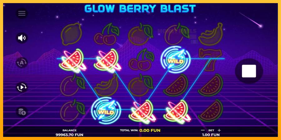 Glow Berry Blast παιχνιδομηχανή για τα χρήματα, εικόνα 3