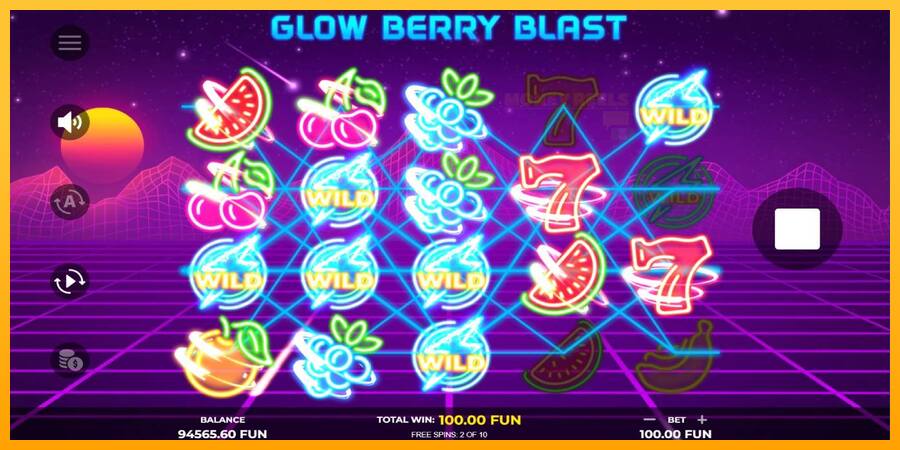 Glow Berry Blast παιχνιδομηχανή για τα χρήματα, εικόνα 4