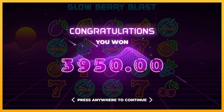 Glow Berry Blast παιχνιδομηχανή για τα χρήματα, εικόνα 5