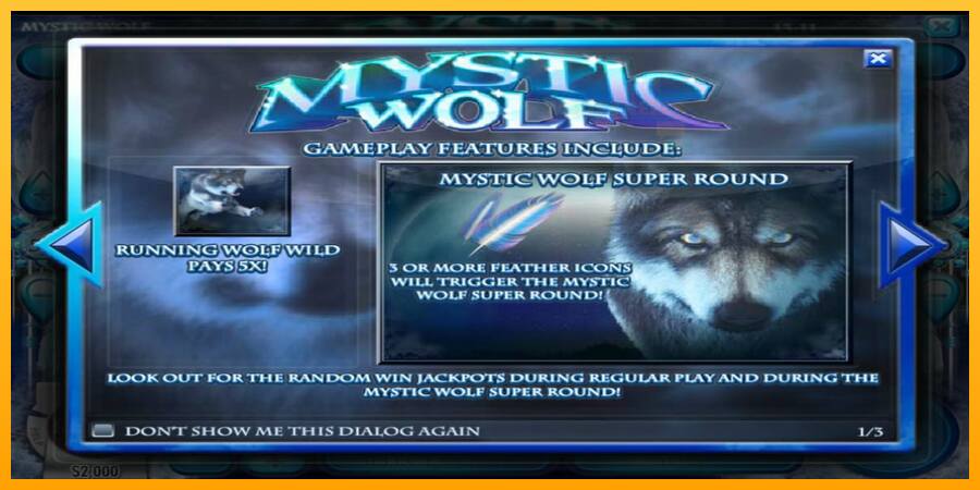 Mystic Wolf παιχνιδομηχανή για τα χρήματα, εικόνα 7