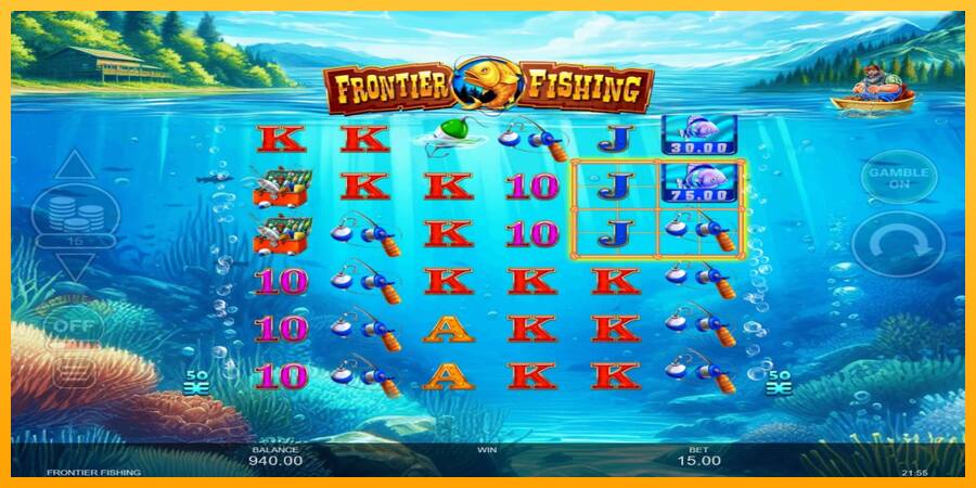 Frontier Fishing παιχνιδομηχανή για τα χρήματα, εικόνα 4