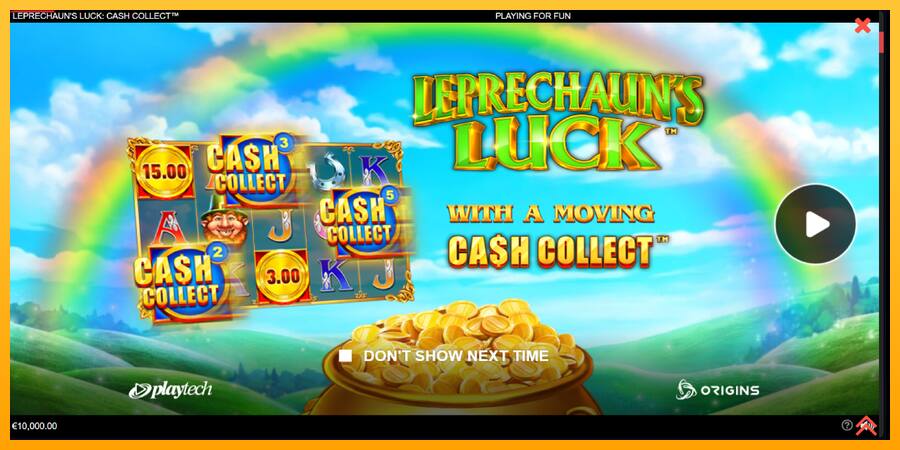 Leprechauns Luck Cash Collect Megaways PowerPlay Jackpot παιχνιδομηχανή για τα χρήματα, εικόνα 1