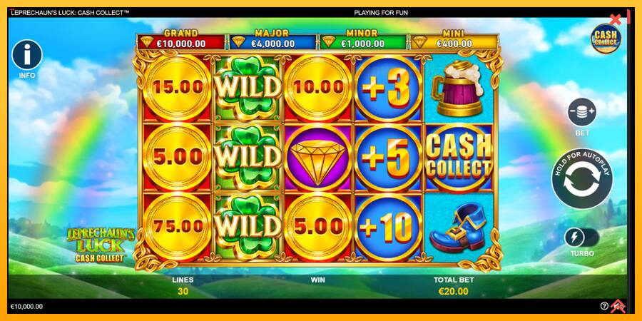 Leprechauns Luck Cash Collect Megaways PowerPlay Jackpot παιχνιδομηχανή για τα χρήματα, εικόνα 2