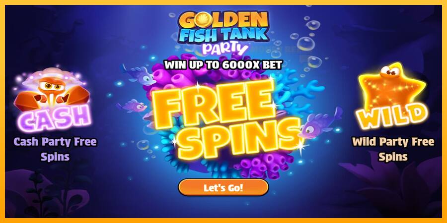 Golden Fish Tank Party παιχνιδομηχανή για τα χρήματα, εικόνα 1