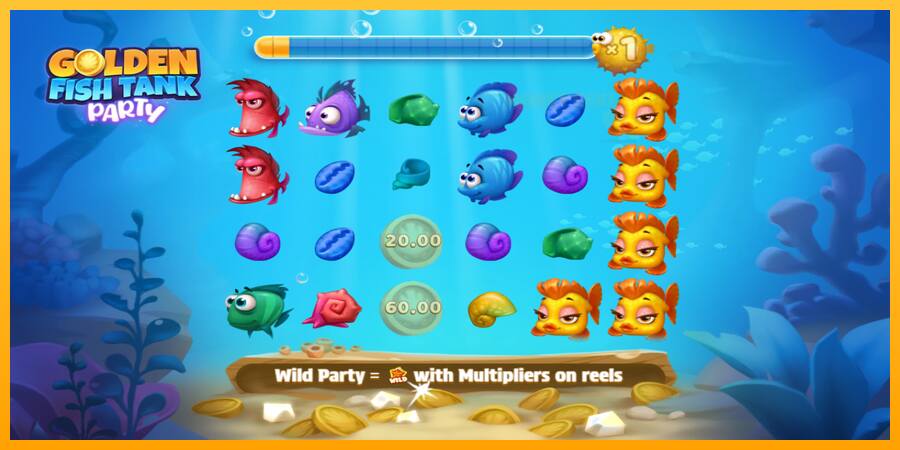 Golden Fish Tank Party παιχνιδομηχανή για τα χρήματα, εικόνα 3