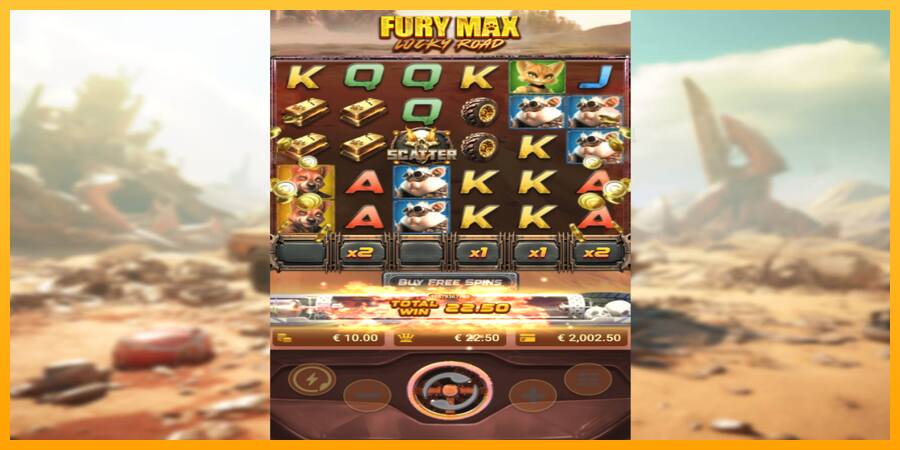 Fury Max Lucky Road παιχνιδομηχανή για τα χρήματα, εικόνα 3