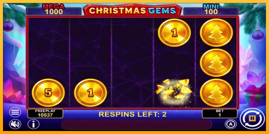 Christmas Gems Hold & Win παιχνιδομηχανή για τα χρήματα, εικόνα 5