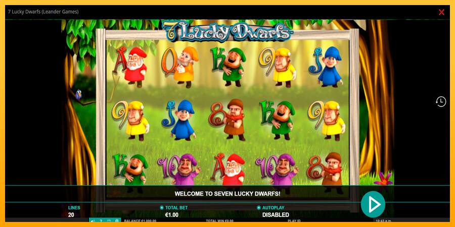 7 Lucky Dwarfs παιχνιδομηχανή για τα χρήματα, εικόνα 1