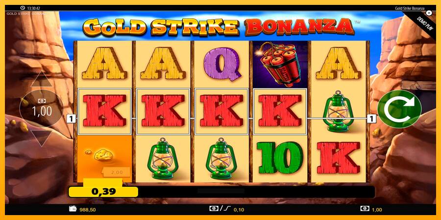 Gold Strike Bonanza παιχνιδομηχανή για τα χρήματα, εικόνα 4