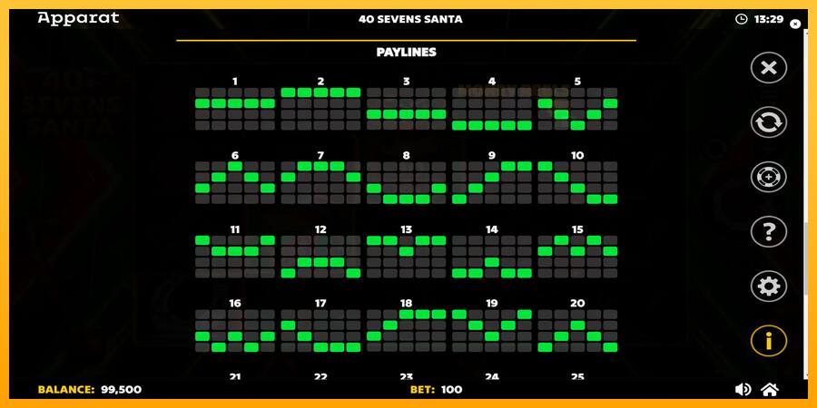 40 Sevens Santa παιχνιδομηχανή για τα χρήματα, εικόνα 7