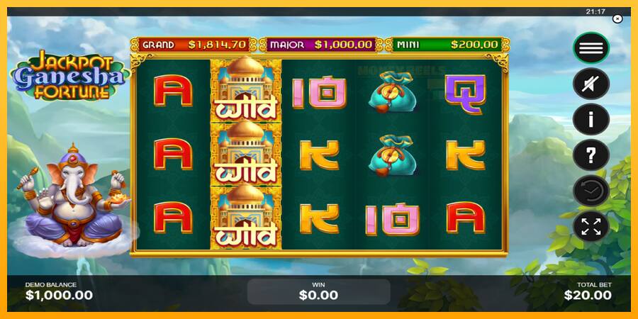 Jackpot Ganesha Fortune παιχνιδομηχανή για τα χρήματα, εικόνα 2