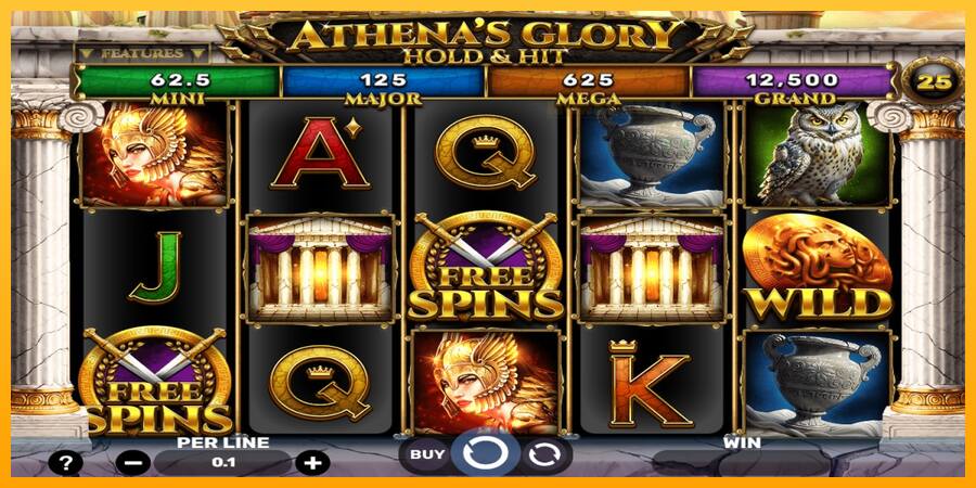 Athenas Glory Hold & Hit παιχνιδομηχανή για τα χρήματα, εικόνα 1