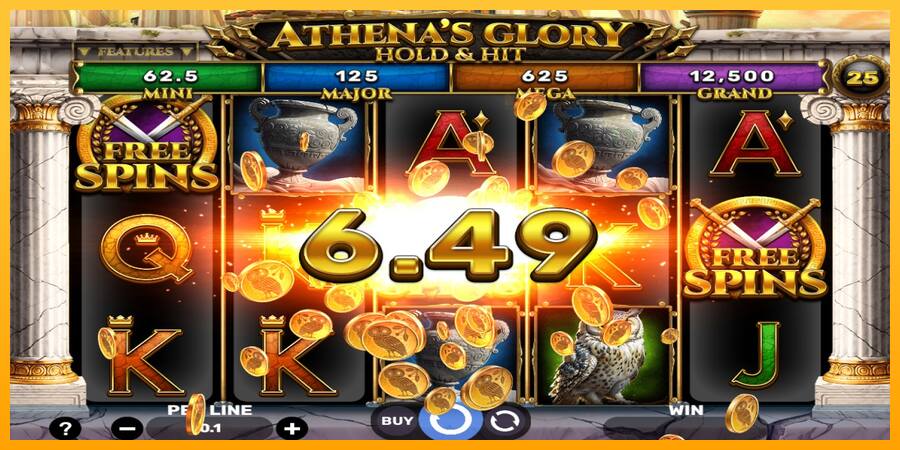 Athenas Glory Hold & Hit παιχνιδομηχανή για τα χρήματα, εικόνα 3