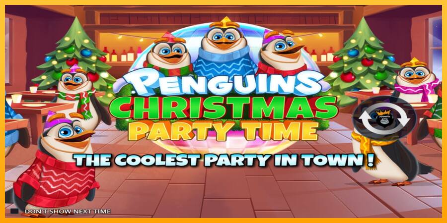 Penguins Christmas Party Time παιχνιδομηχανή για τα χρήματα, εικόνα 1