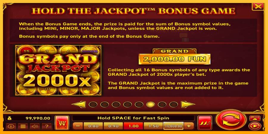 16 Coins Grand Gold Edition Halloween Jackpots παιχνιδομηχανή για τα χρήματα, εικόνα 5