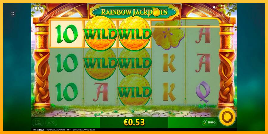 Rainbow Jackpots παιχνιδομηχανή για τα χρήματα, εικόνα 2