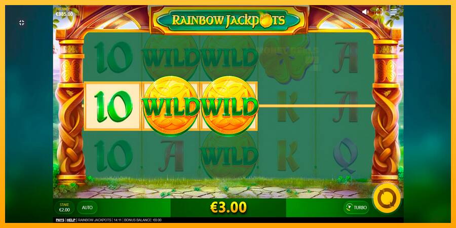 Rainbow Jackpots παιχνιδομηχανή για τα χρήματα, εικόνα 3