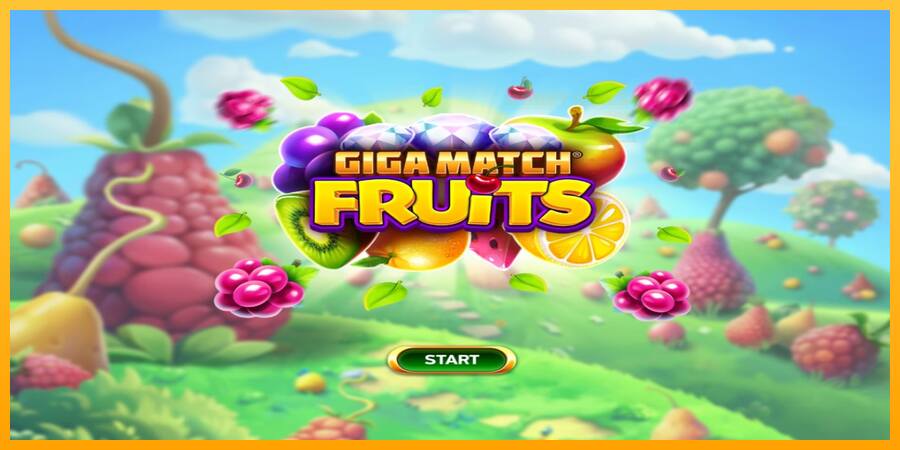 Giga Match Fruits παιχνιδομηχανή για τα χρήματα, εικόνα 1