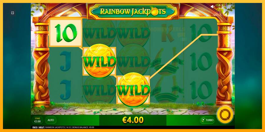 Rainbow Jackpots παιχνιδομηχανή για τα χρήματα, εικόνα 4