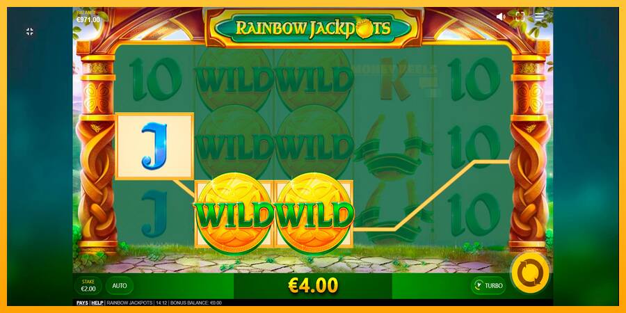 Rainbow Jackpots παιχνιδομηχανή για τα χρήματα, εικόνα 5