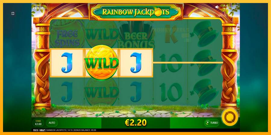 Rainbow Jackpots παιχνιδομηχανή για τα χρήματα, εικόνα 7