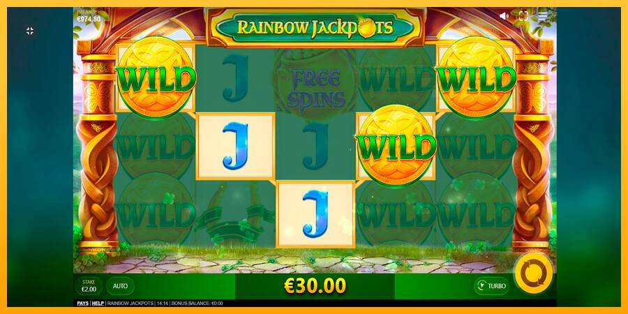 Rainbow Jackpots παιχνιδομηχανή για τα χρήματα, εικόνα 10