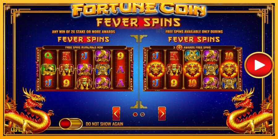 Fortune Coin Fever Spins παιχνιδομηχανή για τα χρήματα, εικόνα 3