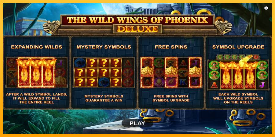 The Wild Wings of Phoenix Deluxe παιχνιδομηχανή για τα χρήματα, εικόνα 1