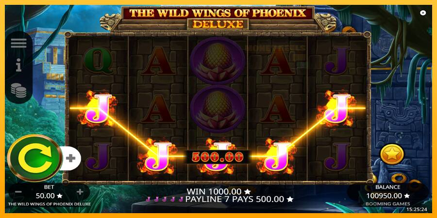 The Wild Wings of Phoenix Deluxe παιχνιδομηχανή για τα χρήματα, εικόνα 4