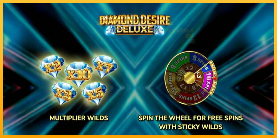 Diamond Desire Deluxe παιχνιδομηχανή για τα χρήματα, εικόνα 4