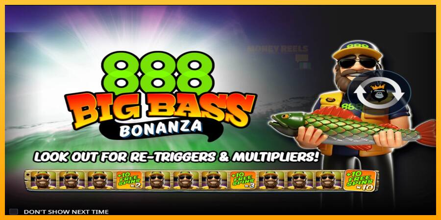 888 Big Bass Bonanza παιχνιδομηχανή για τα χρήματα, εικόνα 1