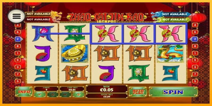 Zhao Cai Jin Bao Jackpot παιχνιδομηχανή για τα χρήματα, εικόνα 2