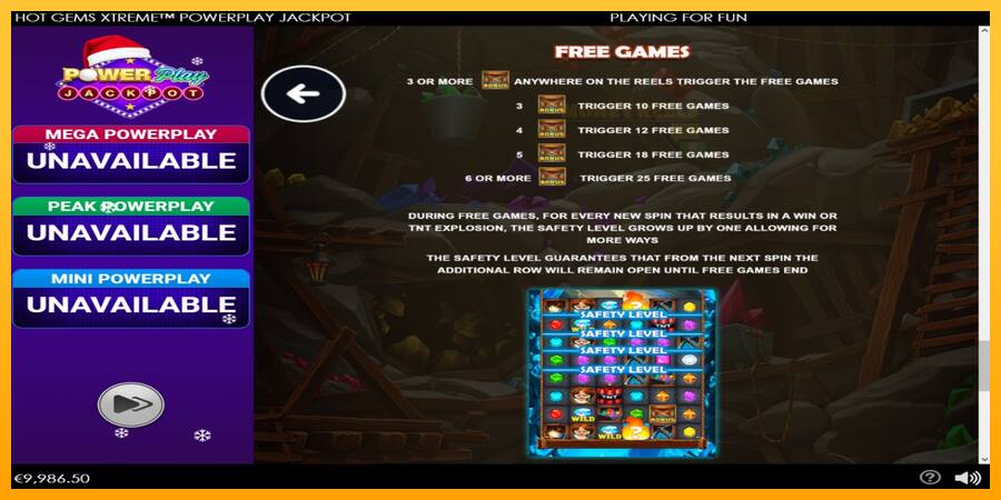 Hot Gems Xtreme PowerPlay Jackpot παιχνιδομηχανή για τα χρήματα, εικόνα 6