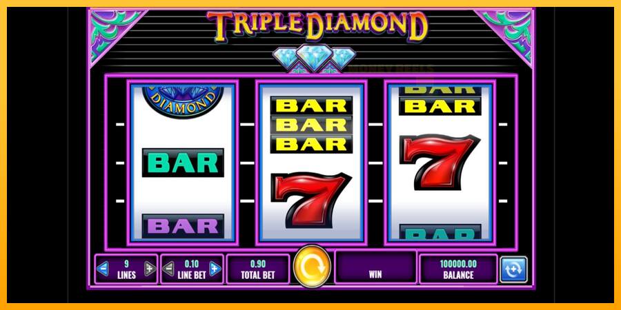 Triple Diamond παιχνιδομηχανή για τα χρήματα, εικόνα 1