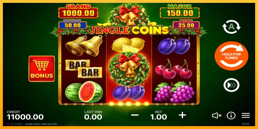 Jingle Coins παιχνιδομηχανή για τα χρήματα, εικόνα 2