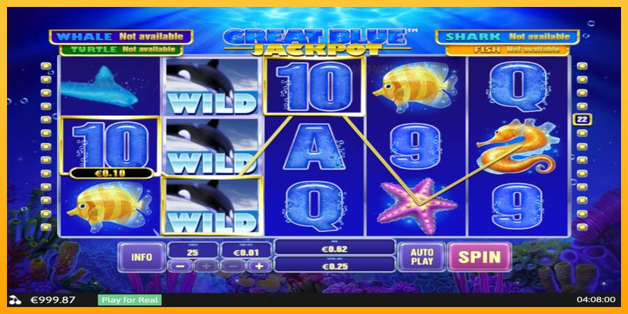 Great Blue Jackpot παιχνιδομηχανή για τα χρήματα, εικόνα 3